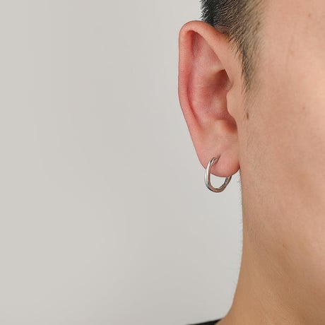 minimal twist hoop earring　VG1205