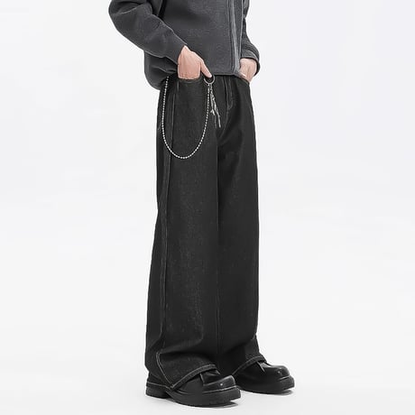 minimalist super wide denim /2color　VM1014