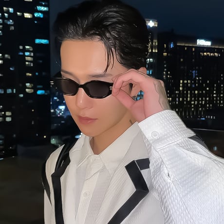 minimal oval sunglasses　VM1169