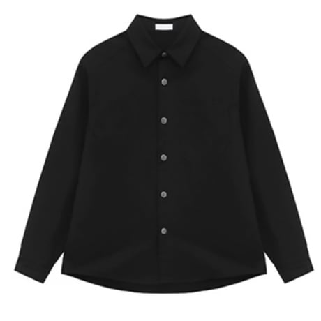 coated oversized shirt /3color　VG1164
