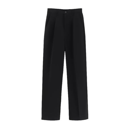 minimal tucked wide slacks　VM1123