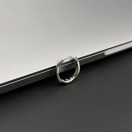 minimal twist hoop earring　VG1205