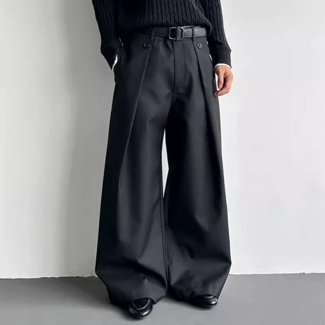 tucked wide voluminous slacks　VM1153