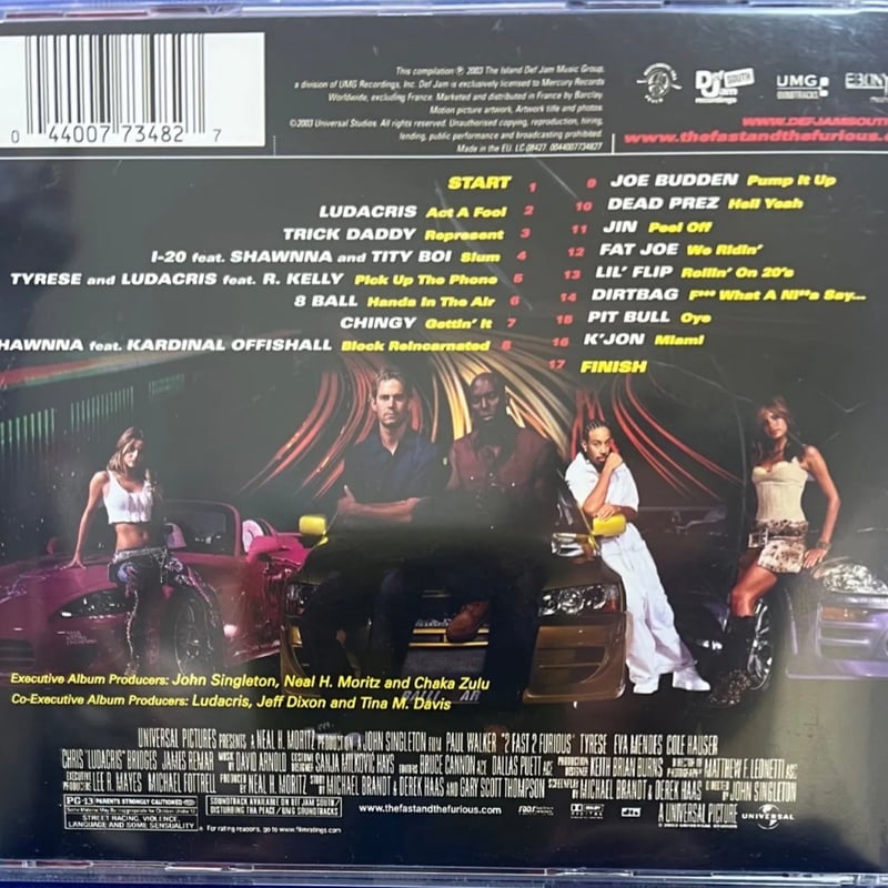 中古】2 FAST 2 FURIOUS/ワイルド・スピードX2-EU盤サントラ CD | B