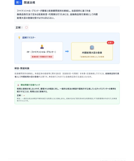 3級FP技能検定（学科試験）2025年5月~2026年5月　直近CBT2回分　詳細解説レポート