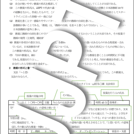日本語教育「必見！この教案で授業が変わる！」、プレゼン付き