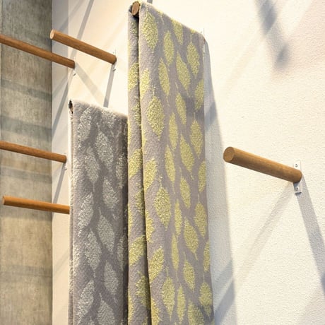 OLN scarves「happa blanket shawl（ハッパブランケットショール）」jasmine yellow