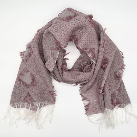 OLN scarves「tear（テアー）」grayish pink