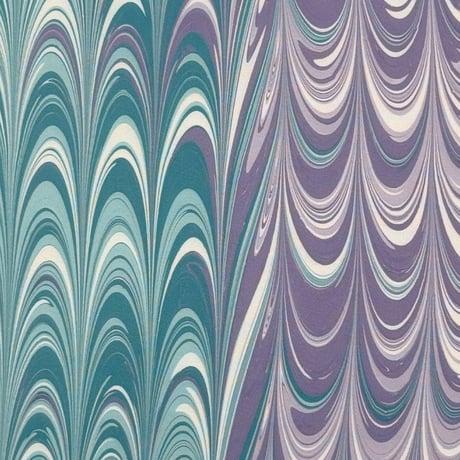 墨流し染め帯
