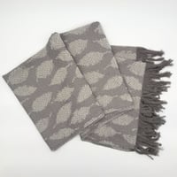 OLN scarves「happa blanket shawl（ハッパブランケットショール）」light gray