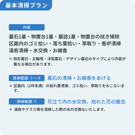 【基本清掃プラン】　[全2回]定期プラン