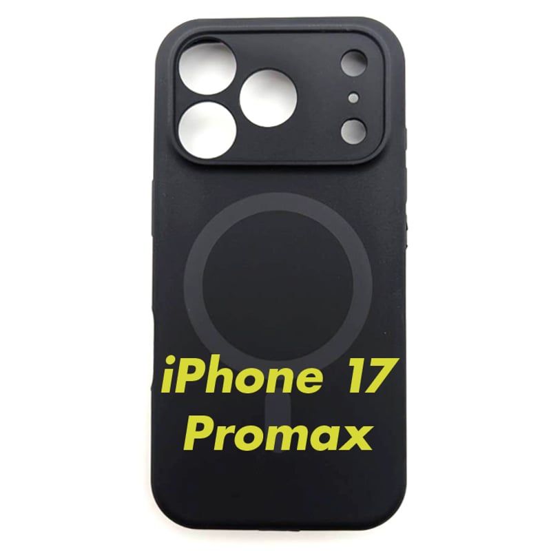 iPhone17 Magsafe対応 シリコンケース ブラック | ARL mobile su