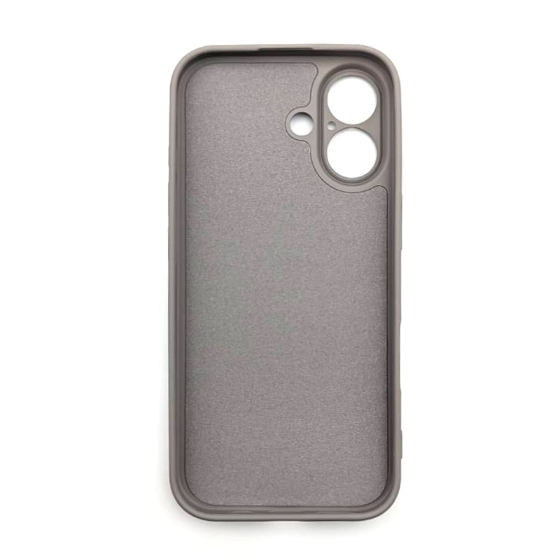 iPhone17 リング付き シリコンケース グレー | ARL mobile supplies