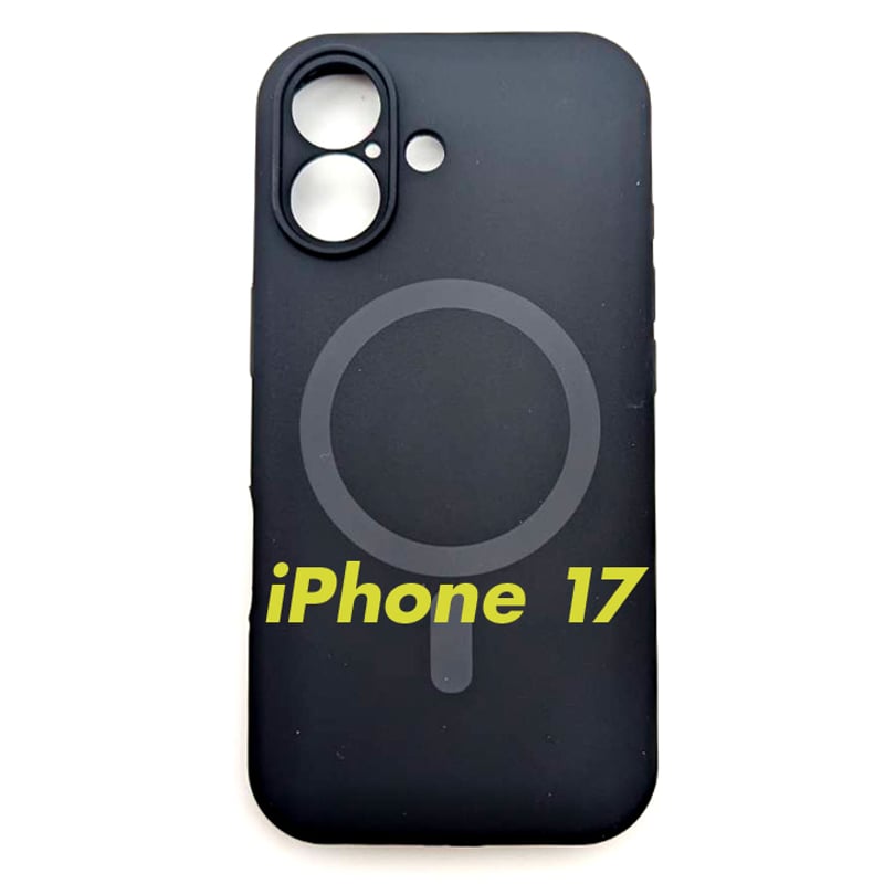iPhone17 Magsafe対応 シリコンケース ブラック | ARL mobile su