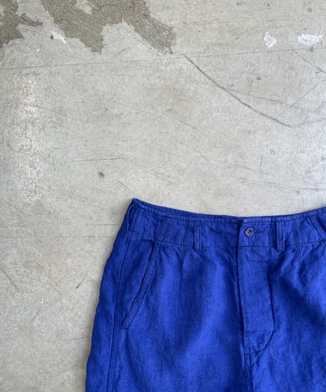 kaval / arya pants "indigo linen washer"(カヴァルの青いアリヤパンツ)
