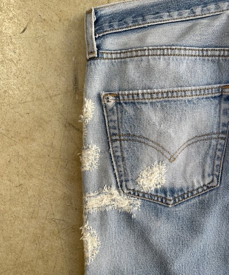 PATRINIA, W36, 10H / Hand Stitched Woven Denim Pants “501”(パトリニアの501, ハンドステッチ10時間)