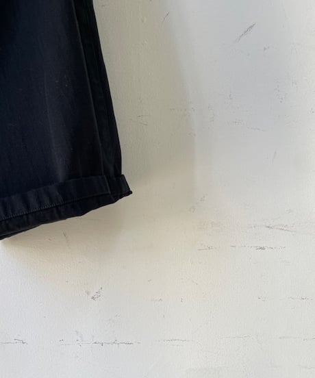 kaval / phoenix pants-bradford systems cotton/black (カヴァルのかっちょ良い素材の黒いフェニックスパンツ)