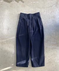kaval/ phoenix pants-bradford systems cotton/navy (カヴァルのかっちょ良い素材のフェニックスパンツ)