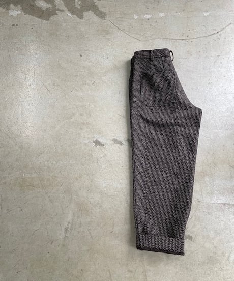 DA'S/M Trousers "oxford brown"(DA'Sのカッチョいい生地を使ったムブトラ)