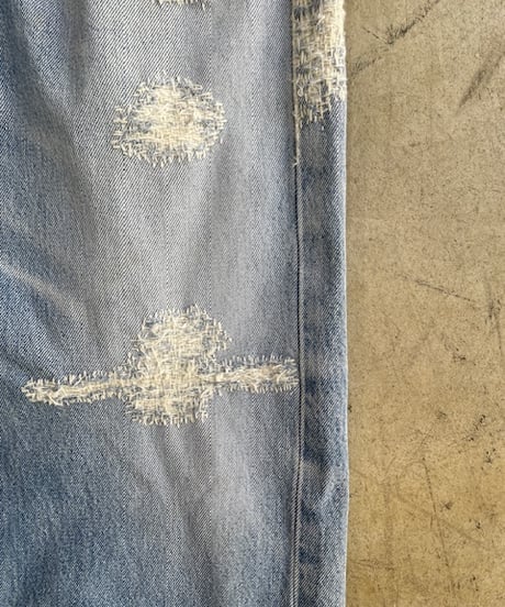 PATRINIA, W36, 10H / Hand Stitched Woven Denim Pants “501”(パトリニアの501, ハンドステッチ10時間)
