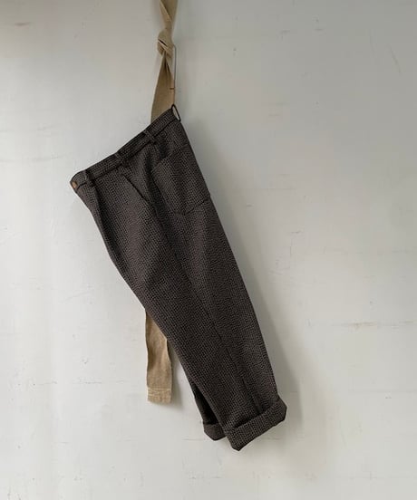 DA'S/M Trousers "oxford brown"(DA'Sのカッチョいい生地を使ったムブトラ)
