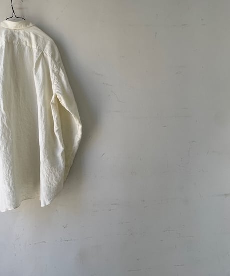 kaval / daily shirt “silk linen washer”(kavalのリネンシルク素材のデイリーシャツ)