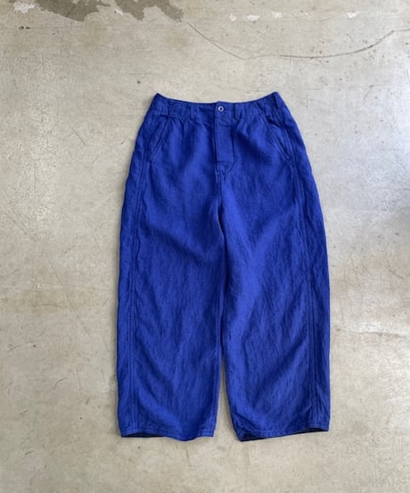 kaval / arya pants "indigo linen washer"(カヴァルの青いアリヤパンツ)