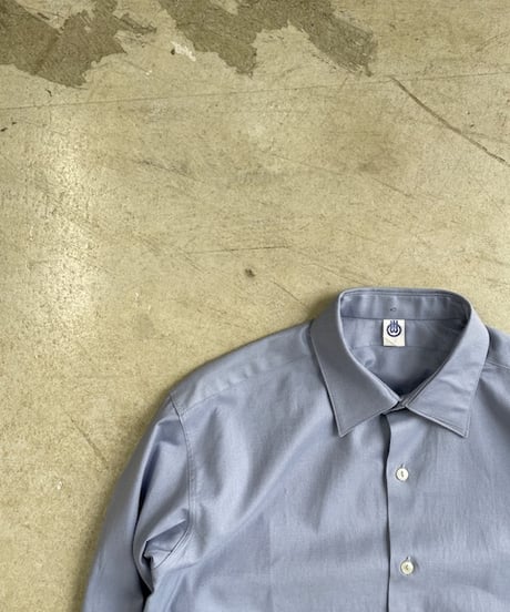 1960s German Blue Grey Shirt (1960年代ドイツ ブルーグレーシャツ)