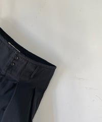kaval / phoenix pants-bradford systems cotton/black (カヴァルのかっちょ良い素材の黒いフェニックスパンツ)