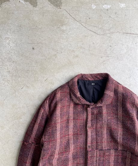 DA'S One-off Pieces  / Lucas blouson with PATRINIA “red check wool”(1点ものブリティッシュウールリュカブルゾン)