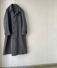 1950s Vintage French Black Chambray Atelier Coat(1950年代フランス, ブラックシャンブレーアトリエコート)