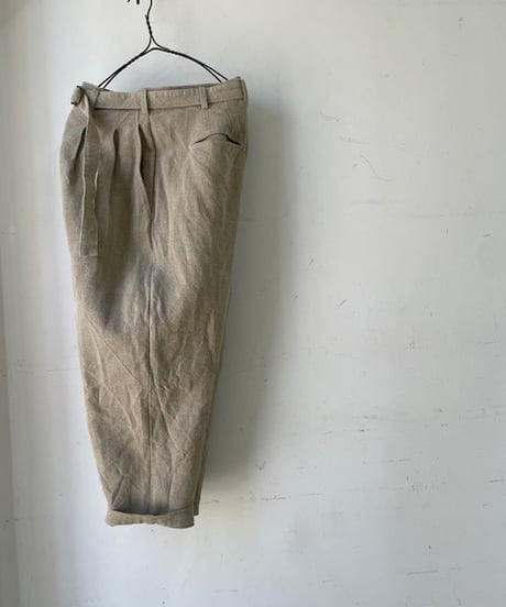 予約販売商品：DA'S/New Tayuru Trousers “Vintage Linen”(DA’Sのニュータユトラ ”ヴィンテージリネン”)
