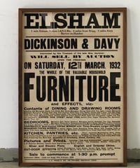 Vintage Auction Poster/PARK FARM(DICKINSON,RIGGALL AND DAVY)/1911s(通販限定)