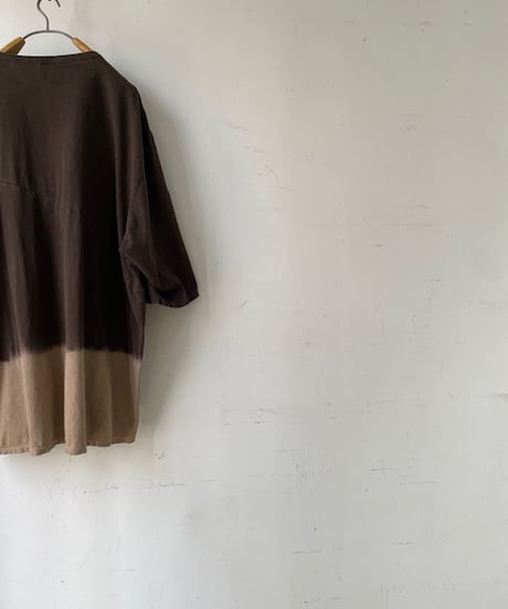 DA'S / Mud-Dyed New Pocket Tee "2 Tone”(DA’Sの泥染めしたニューポケティー"2 Tone”)