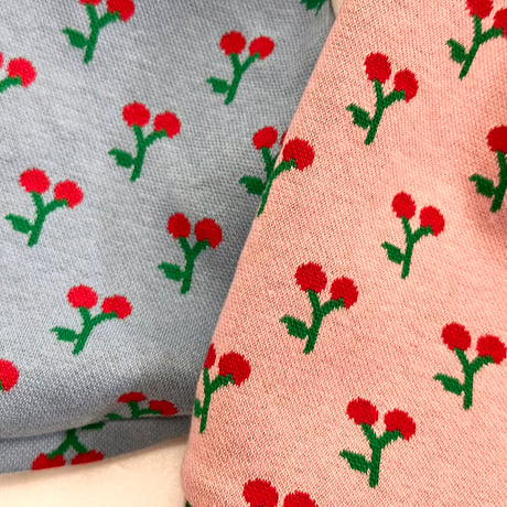 DOGS チェリーフリルニット　DOGS Cherry Frill Knit