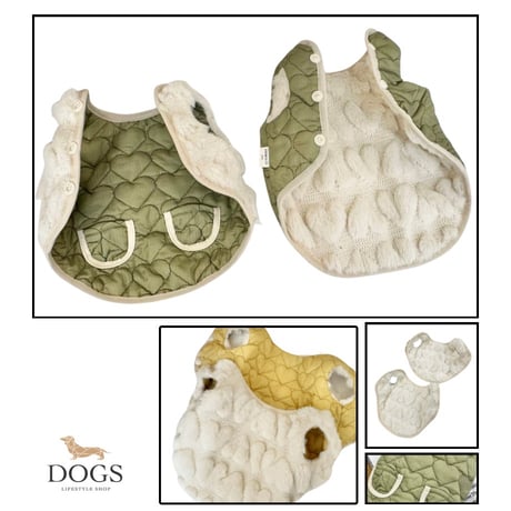 DOGSハートリバーシブルベスト　DOGS Reversible Heart Vest