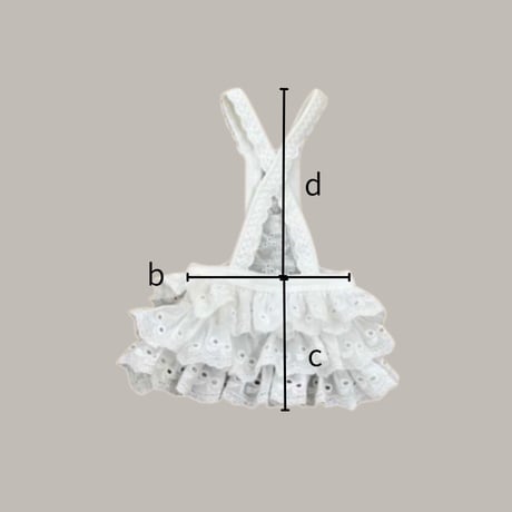 DOGS レースフリルスカート　DOGS Lace Frill Skirt