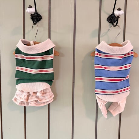 DOGS マルチボーダーT   DOGS Multi Border Tee