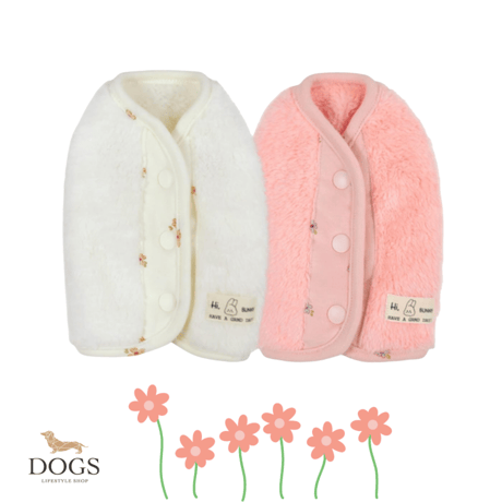 DOGSフラワーフリースベスト　DOGS Flower Fleece Vest