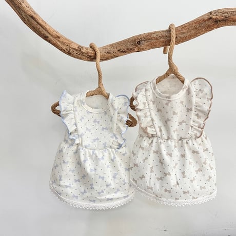DOGS リトルリボンワンピース　DOGS Little Ribbon Dress