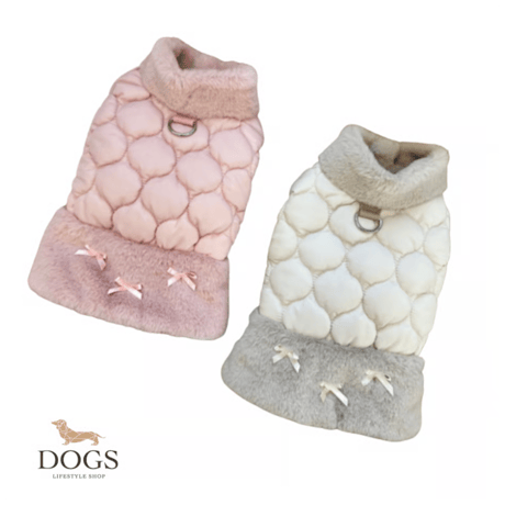 DOGSファーキルティングコート　DOGS Quilted Coat with Fur