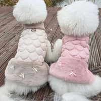 DOGSファーキルティングコート　DOGS Quilted Coat with Fur