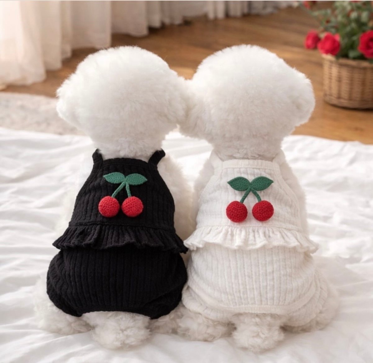 DOGSチェリーフリルロンパース DOGS Cherry Frill Romper | DOG