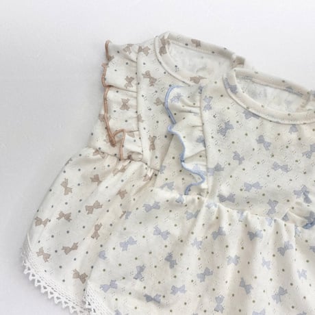 DOGS リトルリボンワンピース　DOGS Little Ribbon Dress