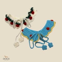 DOGSクロシェ付け襟　DOGS Crochet Collar