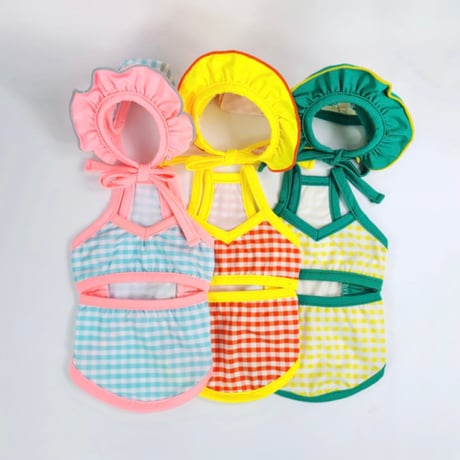 ギンガムサマースイムウェア  Gingham Summer Swim Wear