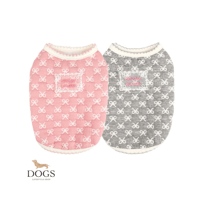 DOGSリボンキルティングベスト　DOGS Ribbon Quilted Vest