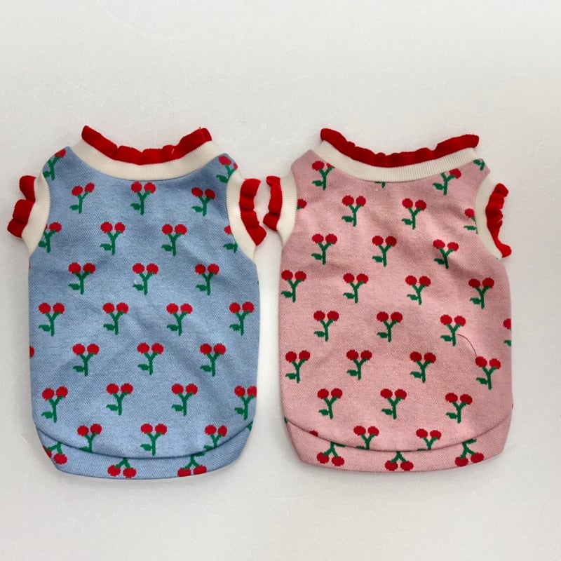DOGS チェリーフリルニット DOGS Cherry Frill Knit | DOGS L DOGS チェリーフリルニット DOGS Cherry Frill Knit | DOGS L