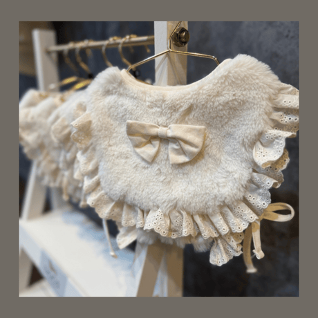 DOGSリボンファーケープ  DOGS Ribbon Fur Cape