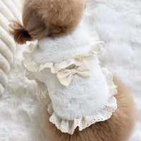 DOGSリボンファーケープ  DOGS Ribbon Fur Cape